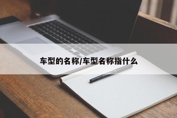 车型的名称/车型名称指什么