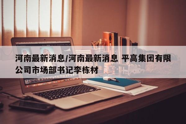 河南最新消息/河南最新消息 平高集团有限公司市场部书记李栋材